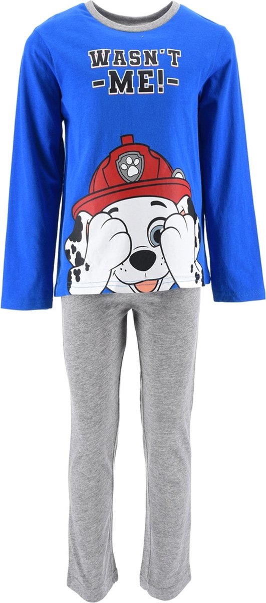 Nickelodeon - Paw Patrol pyjama - jongens - 100% Jersey katoen - blauw - maat 98