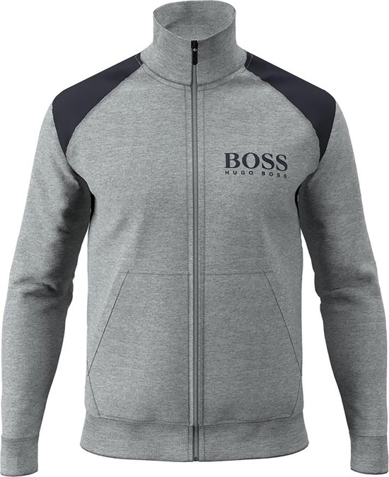 Hugo Boss heren lounge vest middeldik - grijs - Maat M | bol.com