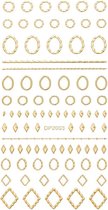 Nail art professional stickers 3D - Goud - DP-2003 - DM-Products