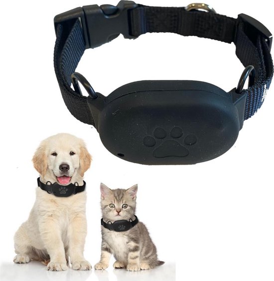 Membeli GPS Tracker Huisdier hond/kat zonder abonnement/ werkt op internet van simkaart - voor alle huisdieren: hond en kat - Werkt zonder abonnement maar mét simkaart!