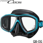 TUSA Snorkelmasker Duikbril Ceos - M-212QB-OG- zwart/groen