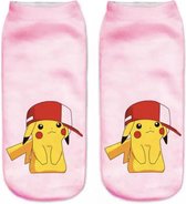 Pokemon enkelsokken Pikachu Unisex Enkelsokken Maat 36-41