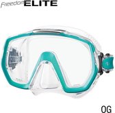 TUSA Snorkelmasker Duikbril Freedom Elite M1003 -OG - transparant/groen
