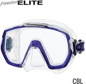 TUSA Snorkelmasker Duikbril Freedom Elite M1003 -CBL - transparant/donkerblauw