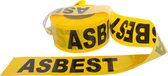 Afzetlint - asbest- 75mm x 250mtr + Kortpack pen (027.0056)