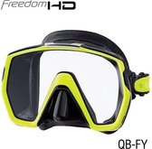 TUSA Snorkelmasker Duikbril Freedom HD M1001QB -FY - zwart/geel