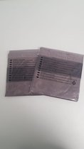 Tafelloper grijs 2 stuks