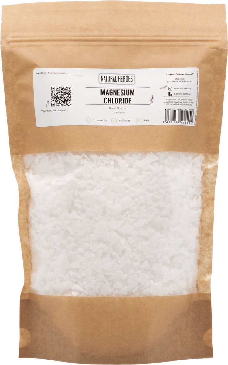 Magnesium Chloride (Food Grade) 1000 gram | bol.com