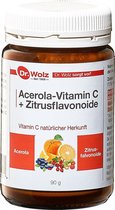 Dr. Wolz  Acerola Vitamine C Poeder | Moeite met slikken ? Gebruik poeder op uw yoghurt of in sap | Nr1 kwaliteit supplementen in Duitsland !