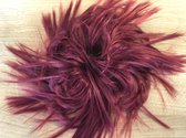 Hair Bun XXL Messy Bun bordeaux rood  Knot Haarstuk Extensions 85gram Ø20cm Monofibre