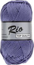 Lammy yarns Rio katoen garen - lila paars (764) - naald 3 a 3,5mm - 10 bollen