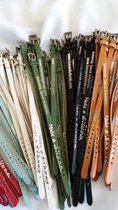 Leren Respect armbandjes - uitdeelcadeautjes