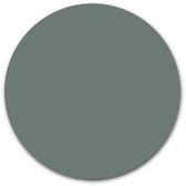 Ronde muursticker effen kleur - WallCatcher | 100 cm | Behangsticker Licht Petrol wandcirkel