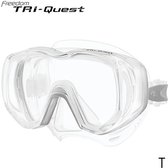 TUSA Snorkelmasker Duikbril Freedom Tri-Quest M3001 - transparant