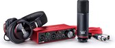 Focusrite Scarlett 3nd Gen 2i2 Studio Kit - USB audio interface 2i2, microfoon en hoofdtelefoon