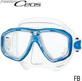 TUSA Snorkelmasker Duikbril Ceos - M-212-FB - transparant/blauw