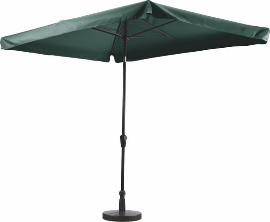 Madison parasol Delos luxe 200x300 cm - donkergroen | bol