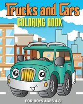 Trucks and Cars Coloring Book