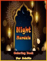 Night Mandala Coloring Book For Adults