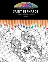 Saint Bernards: AN ADULT COLORING BOOK