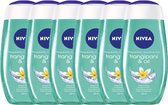 Nivea - Douchegel - Frangipan & oil - 6 x 250 ml