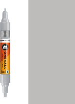 MOLOTOW One4All Premium Acrylic TWIN Marker 1,5 + 4mm - 237 Grau Blau Hell