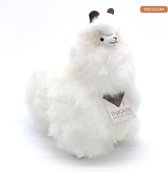 Alpaca Knuffel - Ivoor - Alpacawol - Medium - 32 cm - Handgemaakt, Natuurlijk & Fairtrade - Allergie-vrij