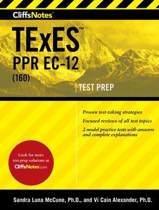 Cliffsnotes TExES Ppr Ec12 (160) 9780358073864 Sandra Luna Mccune