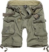 Heren - Mannen - Dikke kwaliteit - Met riem - Ruim - Menswear - Streetwear - Casual - Modern - Vintage - Savage - Cargo - Shorts - Cargo korte broek olive