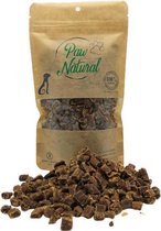 Paw Natural Struisvogel Trainingstraktatie Snacks voor Honden Beloningen 250g. Graan en Glutenvrij, Naturel Hondenvoer voor dieren, alle rassen.