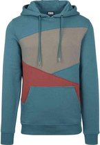 Urban Classics Hoodie/trui -L- Zig Zag Blauw