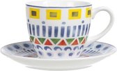 Maya Cappuccino Cup And Saucer Set 6cup D8.3xh7cm - Saucer D14.5cm