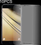 10 PC's 9H 2.5D gehard glasfolie voor Galaxy C7 (2017)