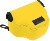 NEOpine Neopreen schokbestendige zachte draagtas met haak voor Canon SX510 camera (geel)