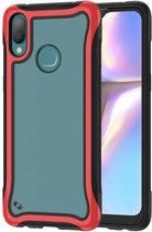 Voor Galaxy A10s Blade Series transparant acryl beschermhoes (rood)