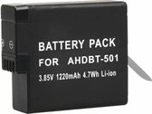 3.85V 1220mAh 4.7Wh Li-ion batterij voor GoPro HERO5