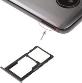 SIM-kaarthouder + SIM-kaarthouder / Micro SD-kaarthouder voor Motorola Moto G5S (zwart)