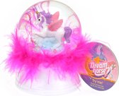 Toi-toys Nachtlamp/sneeuwbol Dream Horse Led 12,5 Cm Wit/blauw