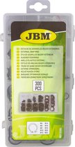 JBM Tools | Circlips assortiment (extern) 300-delig | Zekering ringen |