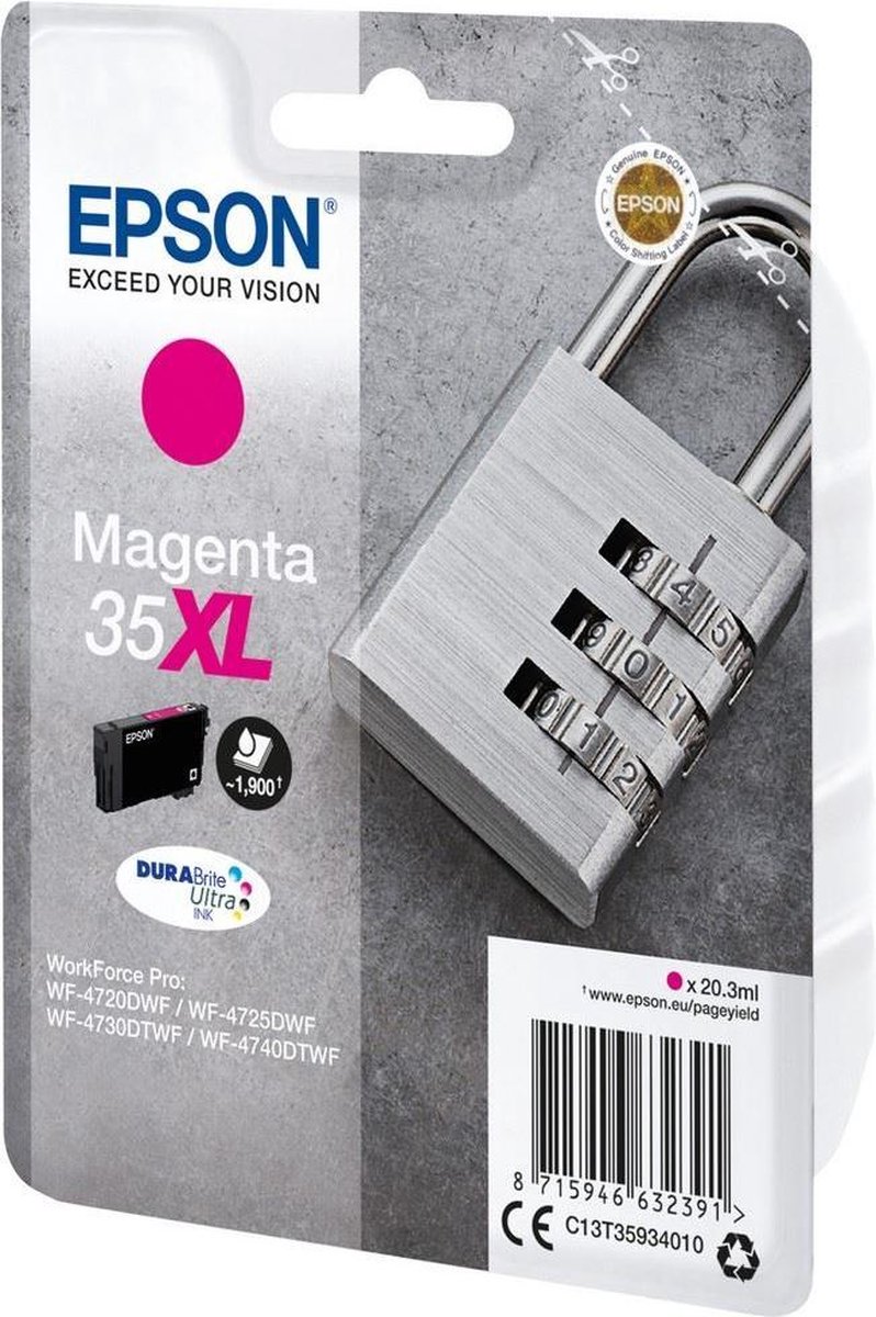 Epson 35XL - Inktcartridge / Magenta