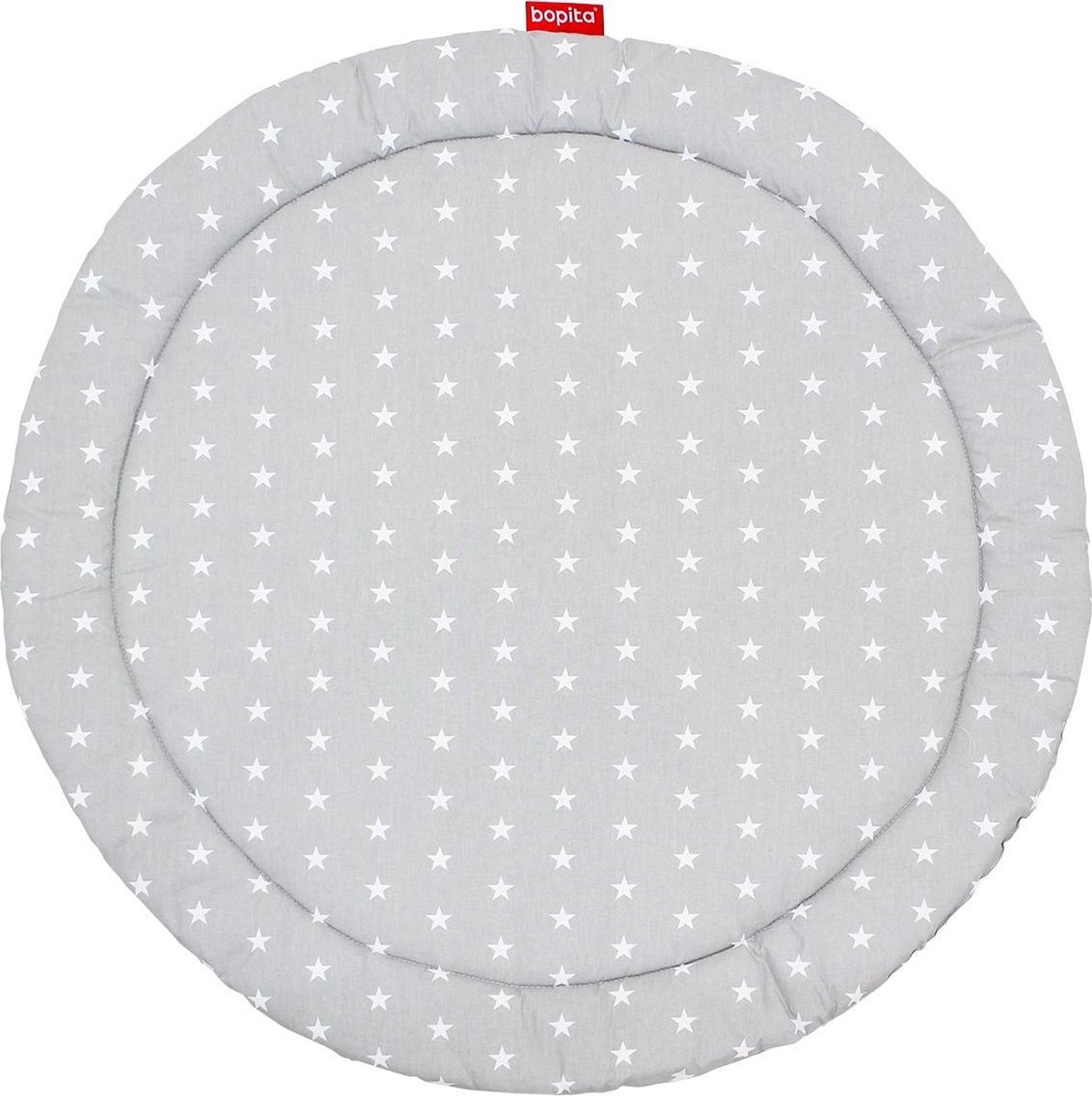 Bopita Rondo boxkleed stars - Grijs/Wit Bopita Rondo boxkleed stars - Grijs/Wit