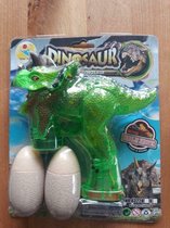 Neng Teng Dinosaur Bubble Blowing Gun Bubble Shooter met licht en geluid