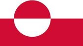 Vlag Groenland 30x45cm