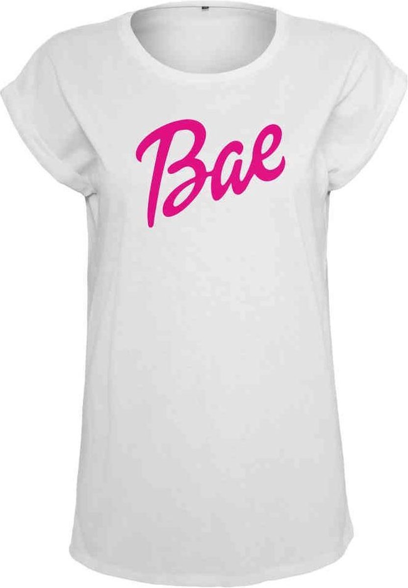 Urban Classics Dames Tshirt -XL- Bae Wit