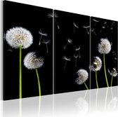 Schilderijen Op Canvas - Schilderij - Paardebloemen familie 60x40 - Artgeist Schilderij