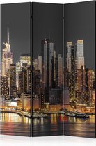 Kamerscherm - Scheidingswand - Vouwscherm - New York at Twilight [Room Dividers] 135x172 - Artgeist Vouwscherm