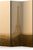 Kamerscherm - Scheidingswand - Vouwscherm - Paris at Dawn [Room Dividers] 135x172 - Artgeist Vouwscherm