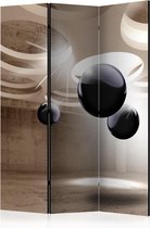 Kamerscherm - Scheidingswand - Vouwscherm -  Geometric Glare [Room Dividers] 135x172 - Artgeist Vouwscherm