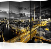 Kamerscherm - Scheidingswand - Vouwscherm - Berlin at night II [Room Dividers] 225x172 - Artgeist Vouwscherm