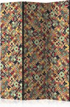 Kamerscherm - Scheidingswand - Vouwscherm - Rainbow Mosaic [Room Dividers] 135x172 - Artgeist Vouwscherm